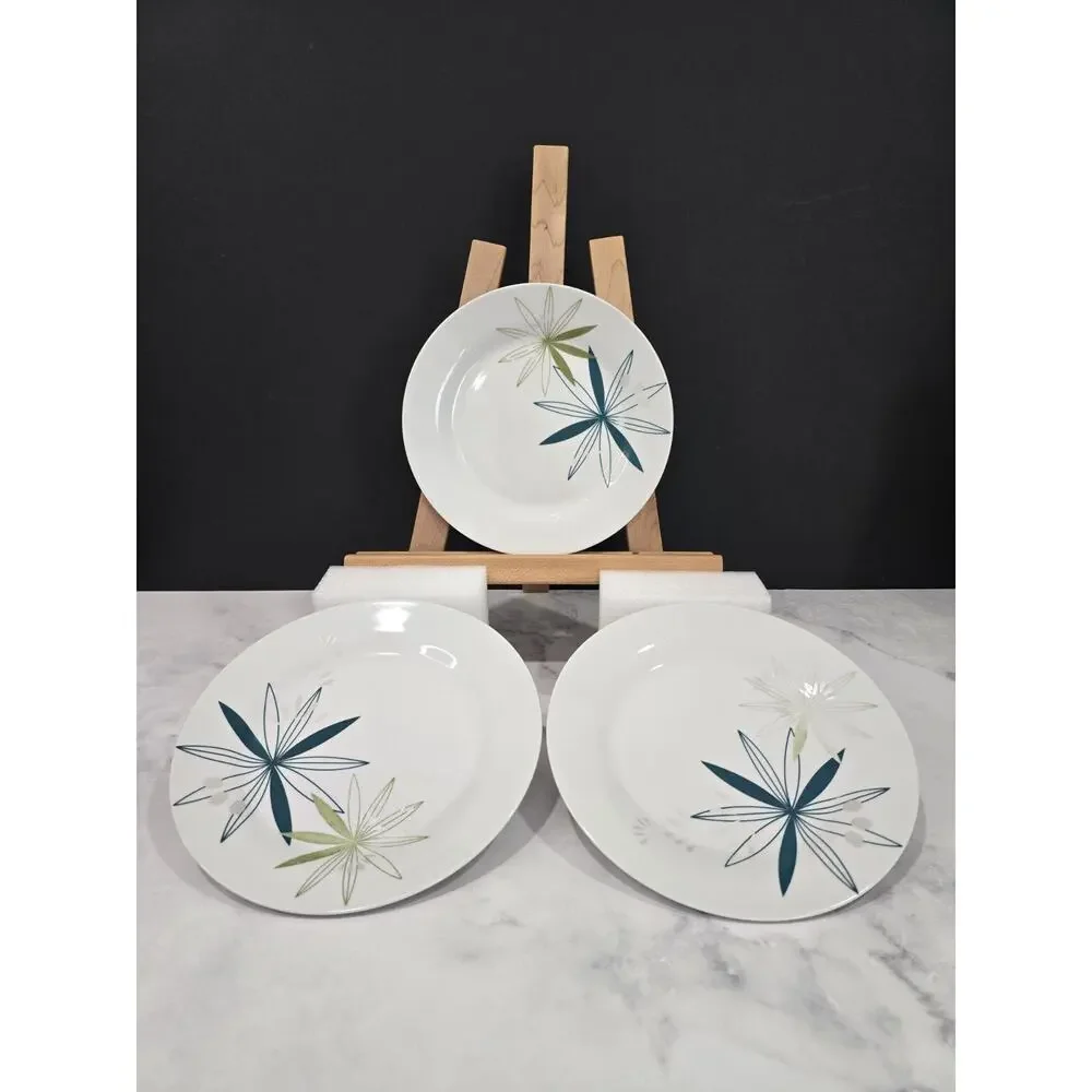 Pier 1 MCM Design Kui Hua 8 1/8 Inch Salad Plate-Set of 3